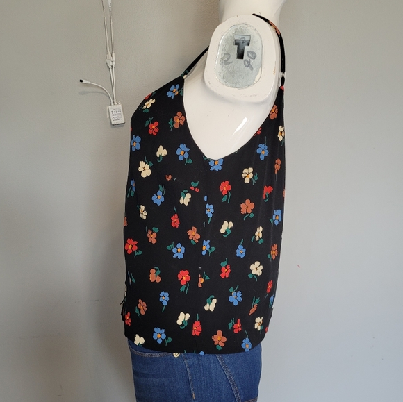 Madewell Button Down Cami in Pressed Flowers, VGUC, Size 8 - Picture 5 of 7